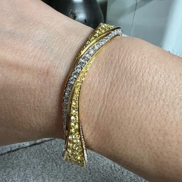 Nolan Miller Rhinestone Bangle - Picture 3 of 5